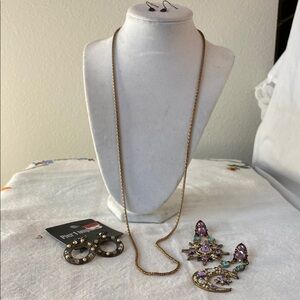 Elegant Necklace and Earring Set